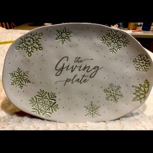 ✨Snowflake serving plate
